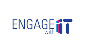 logo with engage with IT - information technology