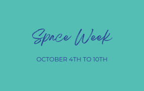 Space Week 2024 dates graphic